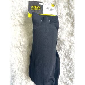 Athletic Works Soccer Shin Guard Socks Black Size Small 1 Pair Unisex Gear NEW